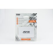  SSD Aspor  2.5" 256GB SATA3 (TLC, SM2259XT2, R/W 520/450MB/s, Plastic case) 