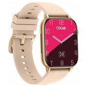  Smart-часы Colmi C60 Gold Frame White Silicone Strap 