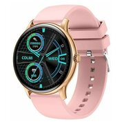  Smart-часы Colmi i10 Gold Frame Pink Silicone Strap 