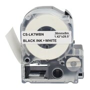  Картридж ленточный Cactus CS-LK7WBN черный для Epson LW1000P/Z700/Z900 