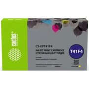  Картридж струйный Cactus CS-EPT41F4 T41F4 желтый пигментный 350мл для Epson SureColor SC-T5400M/SC-T3405/SC-T5405 