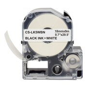  Картридж ленточный Cactus CS-LK5WBN черный для Epson LW300/LW400/LW700/LW600P/LW1000P 
