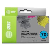  Картридж струйный Cactus CS-C9454A желтый для №70 HP Designjet Z3100 (130ml) 