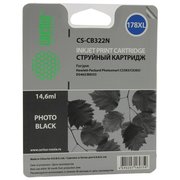  Картридж струйный Cactus CS-CB322N фото черный для №178XL HP PhotoSmart B8553/C5383/C6383/D5463 (12m 
