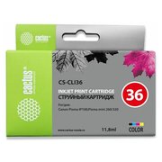  Картридж струйный Cactus CS-CLI36 цветной для Canon Pixma 260 (11,8ml) 