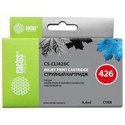  Картридж струйный Cactus CS-CLI426C голубой для Canon MG5140 5240 6140 8140 MX884 (8,2ml) 