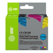  Картридж струйный Cactus CS-CB338 трехцветный для №141XL HP DeskJet D4263/D4363/D5360 (18ml) 