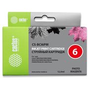  Картридж струйный Cactus CS-BCI6PM пурпурный для Canon S800 S820 S900 S9000 i905D i950S i960x (12ml) 