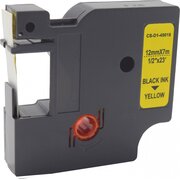  Картридж ленточный Cactus CS-D1-45018 45018 для Dymo LM 160/210D/280/PnP/420P/500 TS; Rhino Pro 6000/5200/4200 