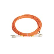  Патч-корд HYPERLINE FC-D2-50-LC/PR-LC/PR-H-10M-LSZH-OR волоконно-оптический 10 м 