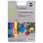  Картридж струйный Cactus CS-EPT0635 многоцветный для Epson Stylus C67/C87 (250стр.) Комплект четырех 