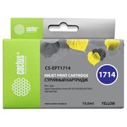  Картридж струйный Cactus CS-EPT1714 желтый для Epson Expression Home XP-33/103/203/207 (10ml) 