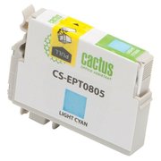  Картридж струйный Cactus CS-EPT0805 светло-голубой для Epson Stylus Photo P50 (11,4ml) 