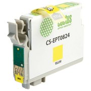  Картридж струйный Cactus CS-EPT0824 CS-EPT0824 желтый для Epson Stylus Photo R270/290/RX590 (11,4ml) 