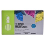  Картридж струйный Cactus №727 CS-B3P20A пурпурный (130мл) для HP DJ T920/T1500/T2530 