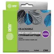  Картридж струйный Cactus CS-LC525XLC голубой для Brother DCP-J100/J105/J200 (16.6мл) 