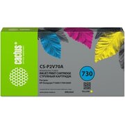  Картридж струйный Cactus CS-P2V70A №730 желтый 300мл для HP Designjet T1600/1700/2600 