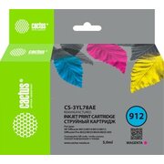  Картридж струйный Cactus CS-3YL78AE 912 пурпурный 5мл для HP OfficeJet 8010/8012/8013/8014/8015/8020/8025 