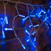  Гирлянда Neon-Night 255-136 Айсикл (бахрома) светодиодный 4,8 х 0,6 м белый провод 230 В диоды синие 176 