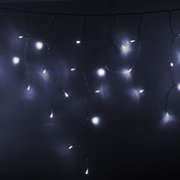  Гирлянда Neon-Night 255-145 Айсикл (бахрома) светодиодный 4,8 х 0,6 м прозрачный провод 230 В диоды белые 176 