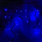  Гирлянда Neon-Night 255-243 Айсикл (бахрома) светодиодный 5,6 х 0,9 м черный провод каучук 230 В диоды синие 240 