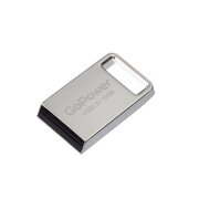  USB-флешка GoPower Mini (00-00027357) 16GB USB2.0 металл серебряный 