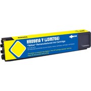  Картридж струйный Cactus CS-J3M70A 981A желтый пигментный 120мл для HP PageWide 556dn Enterprise/586dn 