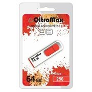  USB-флешка USB OLTRAMAX OM-64GB-250-красный 