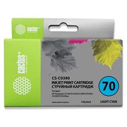  Картридж струйный Cactus CS-C9390 светло-голубой для №70 HP Designjet Z3100 (130ml) 