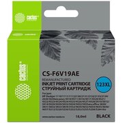  Картридж струйный Cactus CS-F6V19AE 123XL черный 480стр 18мл для HP DeskJet 1110/1111/1112/2130 