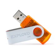 USB-флешка Exployd 4GB 530 оранжевый 