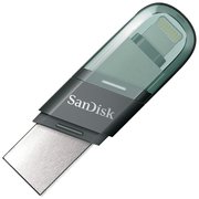  USB-флешка Sandisk 128Gb iXpand Flip SDIX90N-128G-GN6NE USB3.1 зеленый/серебристый 