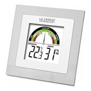  Термогигрометр LaCrosse WT137, шкала уровня комфорта серебристый 