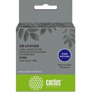  Картридж ленточный Cactus CS-LT-91203 91203 для Dymo Letra Tag LT-100H 