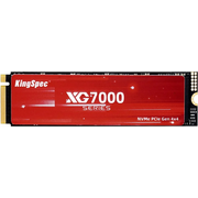  SSD KingSpec XG7000 (XG7000-1TB) M.2 1.0Tb (PCI-E 4.0 x4, up to 7400/6600MBs, 3D TLC, 600TBW, NVMe 1.4, 22х80mm, heatsink) 