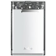  Внешний корпус NETAC WH11 (NT07WH11-30СC) для HDD/SSD 2.5" SATA - USB3.0 прозрачный, C to C cable 