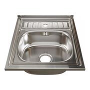  Мойка Mixline 527974 60х50 0,6 вып 3 1/2 16см с сифоном 
