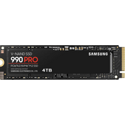  SSD Samsung 990 Pro (MZ-V9P4T0BW) 4Tb M.2 (PCI-E NVMe 2.0 Gen 4.0 x4) (R7450/W6900MB/s) 