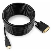  Кабель Gembird CC-HDMI-DVI-7.5MC HDMI-DVI 19M/19M 7.5м single link черный 