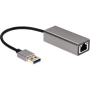  Кабель-переходник Aopen/Qust ADU312M USB 3.0 (Am) - LAN RJ-45 1000 Mbps Alum Shell 