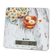  Весы кухонные Vitek VT-8008 (MC) ромашки 