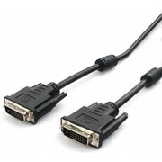  Кабель Cablexpert CC-DVI2L-BK-10M DVI-D dual link 25M/25M 10м черный 