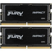  ОЗУ Kingston Fury Impact PnP KF556S40IBK2-64 64GB 5600MT/s DDR5 CL40 SODIMM (Kit of 2) 