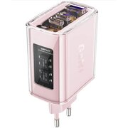  СЗУ ACEFAST A45 AF-A45-CB Sparkling series PD65W GaN (2*USB-C+USB-A) charger EU Cherry blossom 
