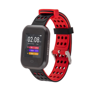  Smart-часы Rekam Bizzaro F630 (2202000010) корп.черный/серебристый рем.черный 