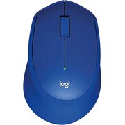  Мышь беспроводная Logitech M331 Silent Plus синий (1000dpi) silent USB (3but) 