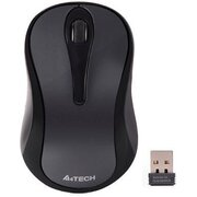 Мышь беспроводная A4Tech G3-280NS серый/черный (1200dpi) silent USB (2but) 
