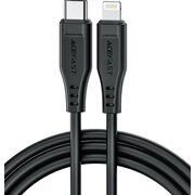  Кабель ACEFAST C3-01 USB-C to Lightning TPE charging data cable Black 