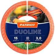  Леска PATRIOT 805401171 D 3,0 мм L 15 м скрученный квадрат, двухцветная 