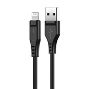  Кабель ACEFAST C3-02 USB-A to Lightning TPE charging data cable Black 